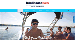 Desktop Screenshot of lakekeoweemarina.com